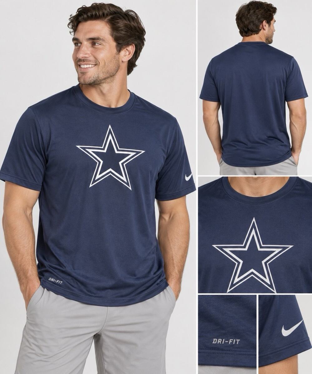 Dallas Cowboys Nike Dri-FIT Men’s XL Navy NFL Star Performance T-Shirt
